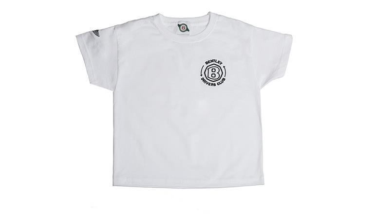 Kids White T shirt Bentley Drivers Club